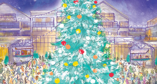 A SPARKLING START TO THE HOLIDAY SEASON: <br>FRIDAY HARBOUR’S TREE LIGHTING EVENT